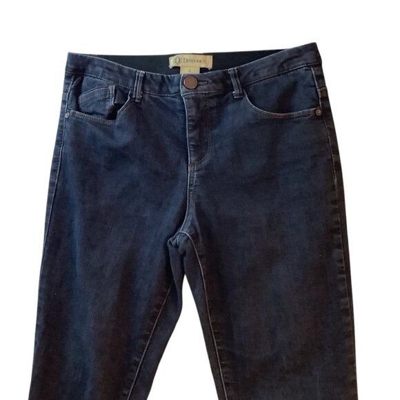 Democracy Ab TechnologyJeans Womens Size 6 Blue Skinny Ankle Stretch Mid-Rise - Picture 3 of 10